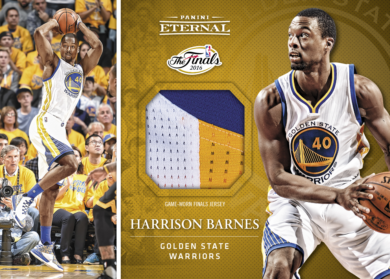 Harrison Barnes Nba Finals Jersey 2016 Panini Eternal