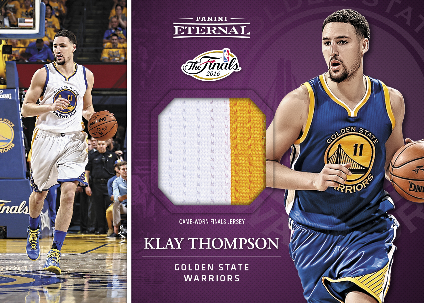 klay thompson finals jersey