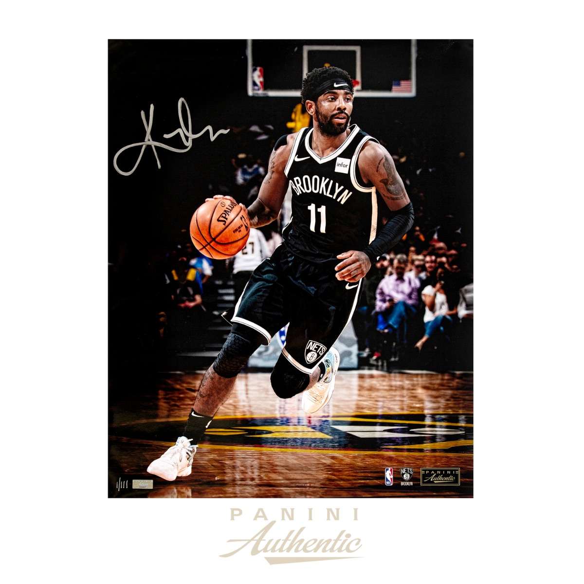 kyrie irving autographed basketball