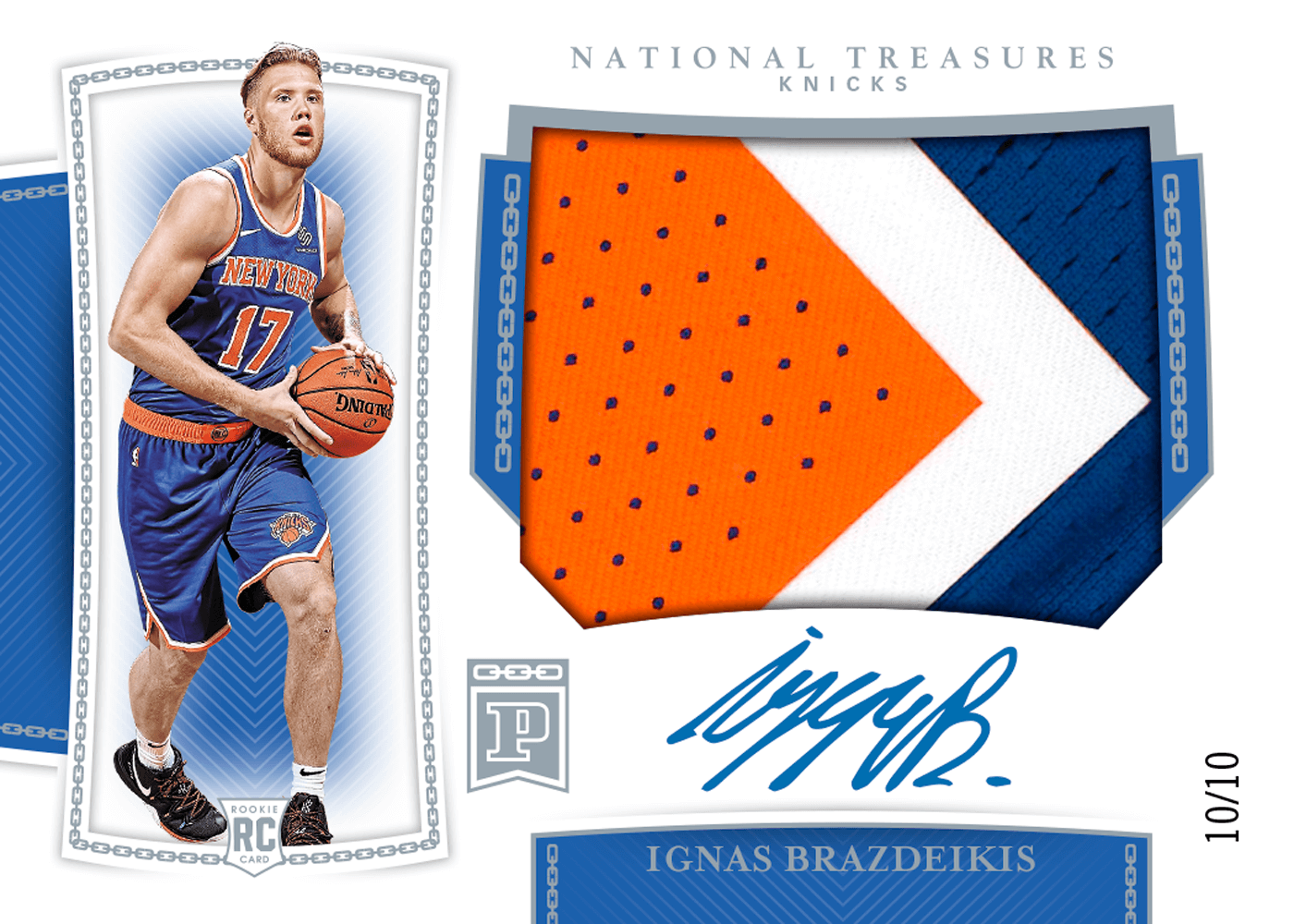 2019 Panini National Treasures Basketball Bc Rookie Patch