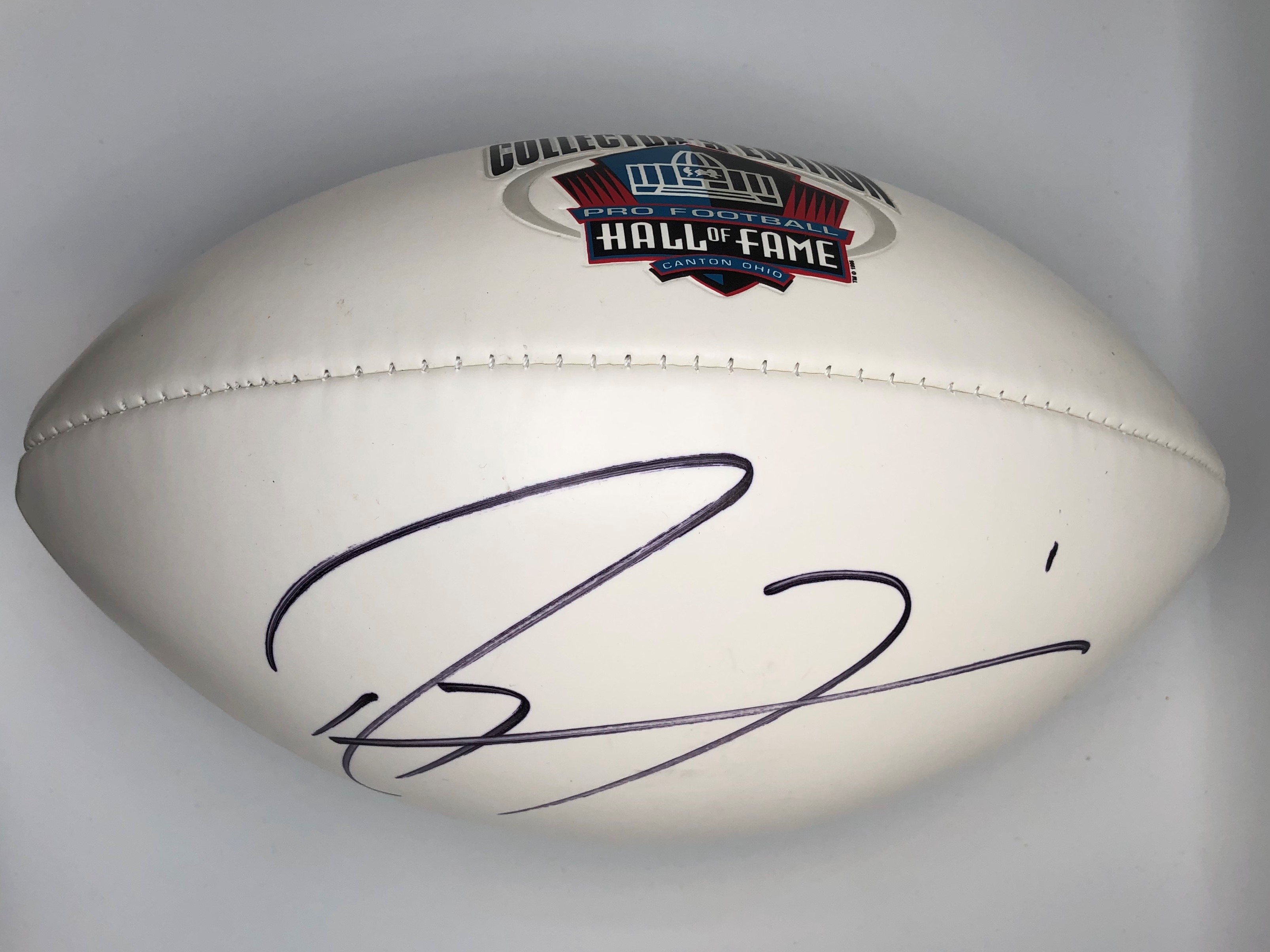 ray lewis autographed football
