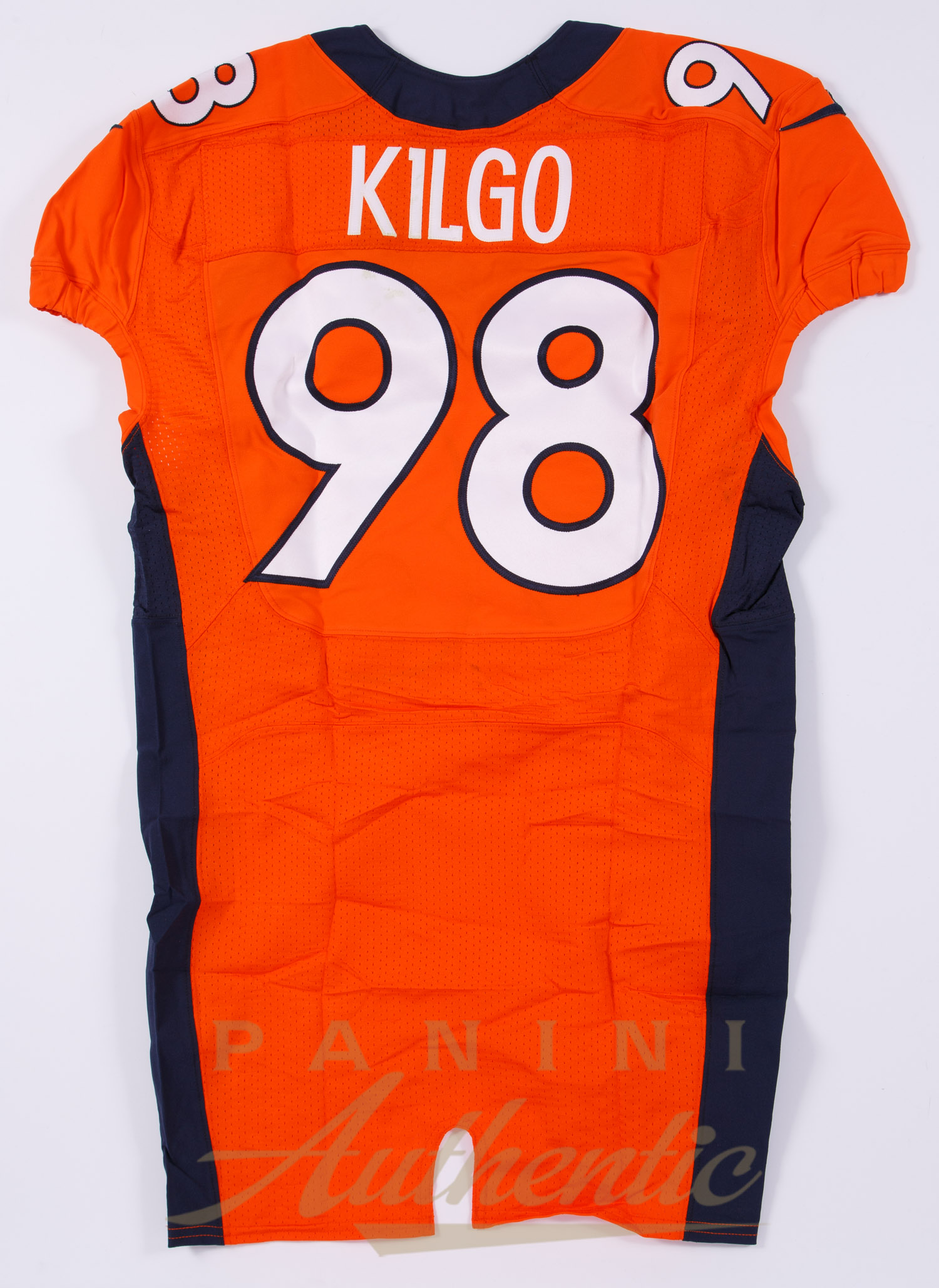 Darius Kilgo Denver Broncos Jersey Pant Set From 11 29 2015 Vs The New England Patriots