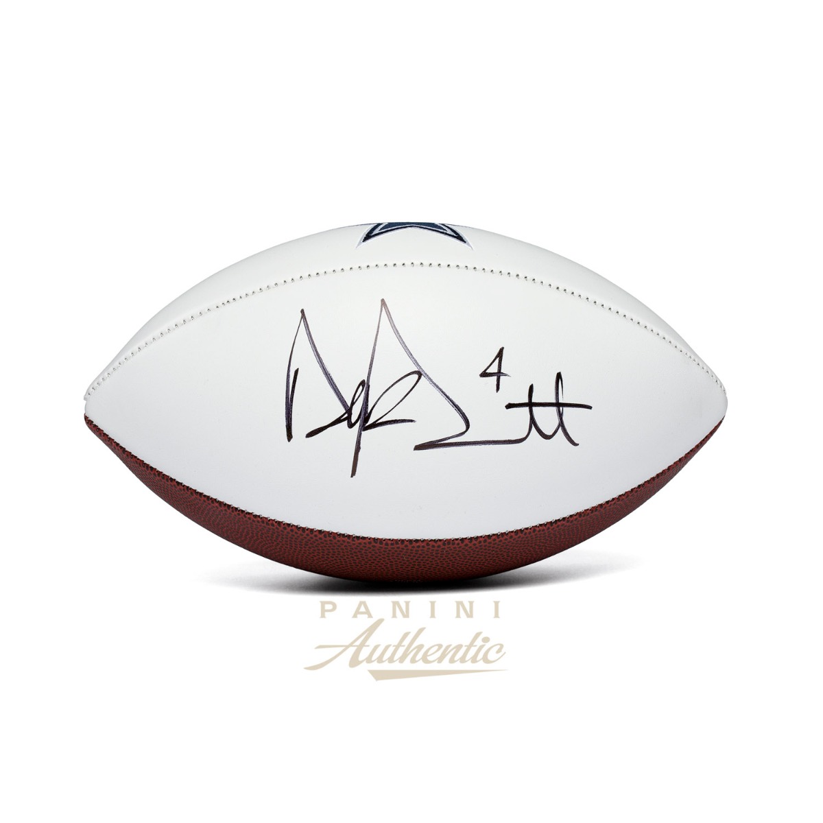 dak prescott autographed football