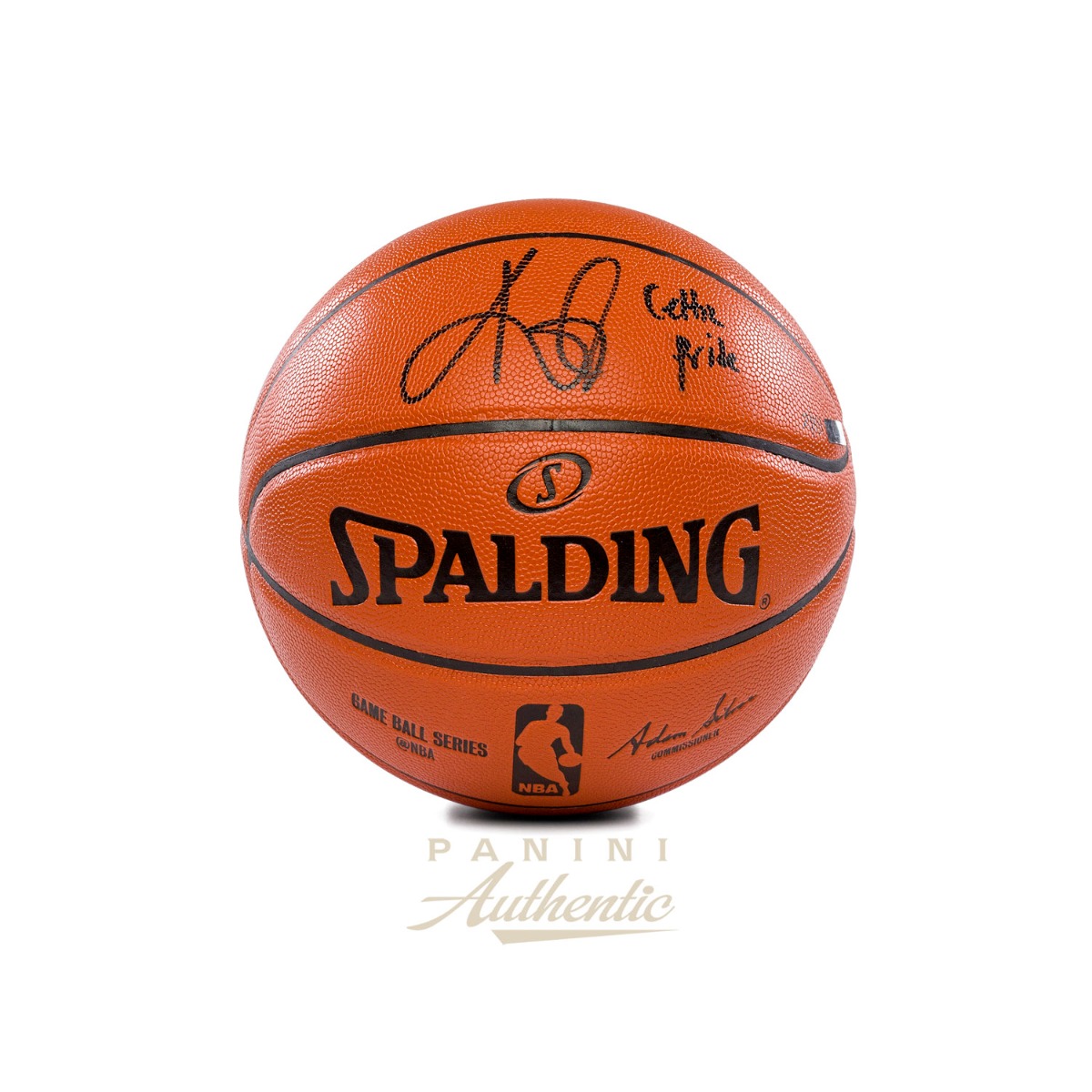 kyrie irving autographed basketball